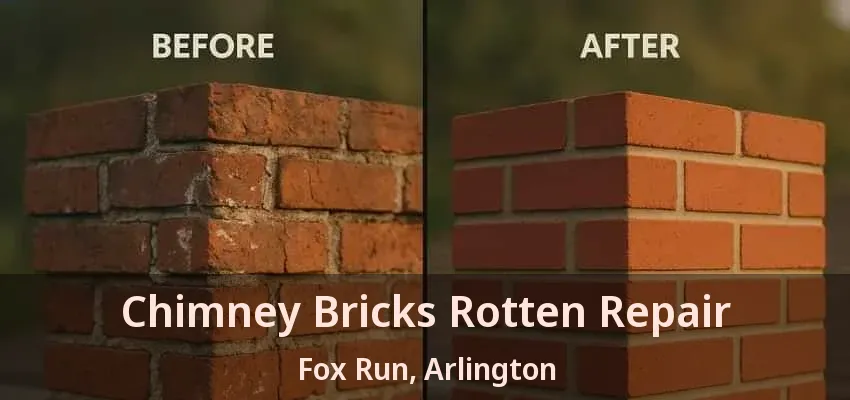 Chimney Bricks Rotten Repair Fox Run, Arlington - TX