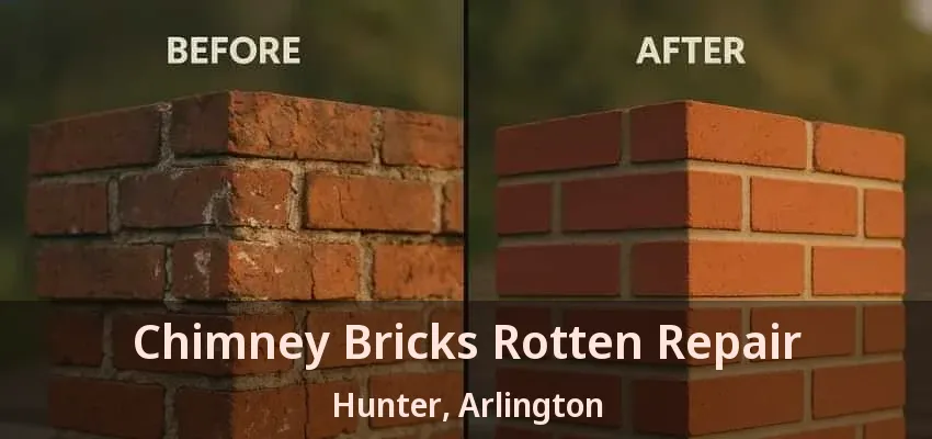 Chimney Bricks Rotten Repair Hunter, Arlington - TX