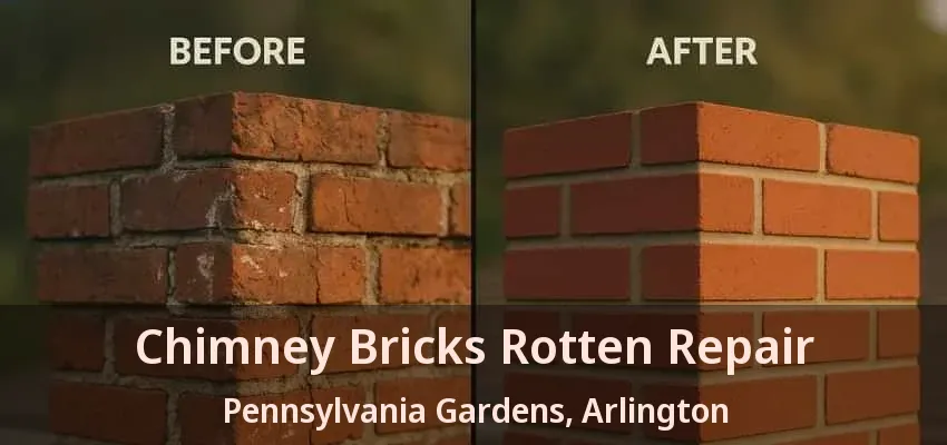 Chimney Bricks Rotten Repair Pennsylvania Gardens, Arlington - TX