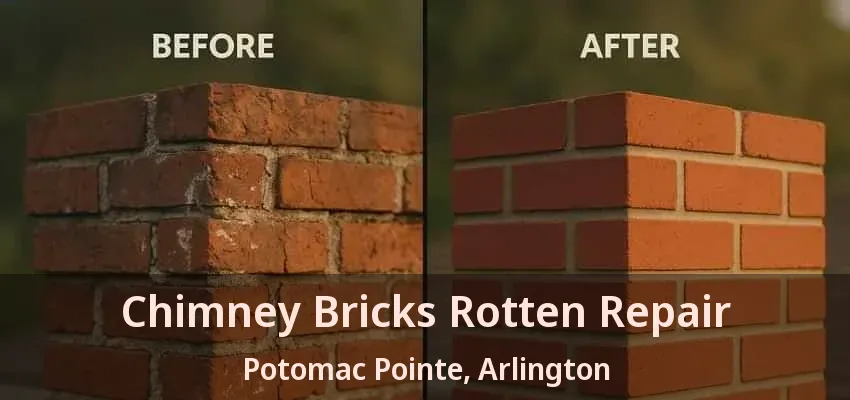 Chimney Bricks Rotten Repair Potomac Pointe, Arlington - TX
