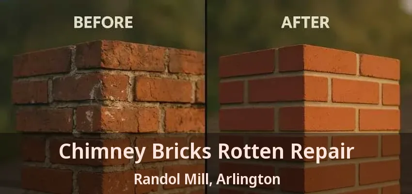 Chimney Bricks Rotten Repair Randol Mill, Arlington - TX