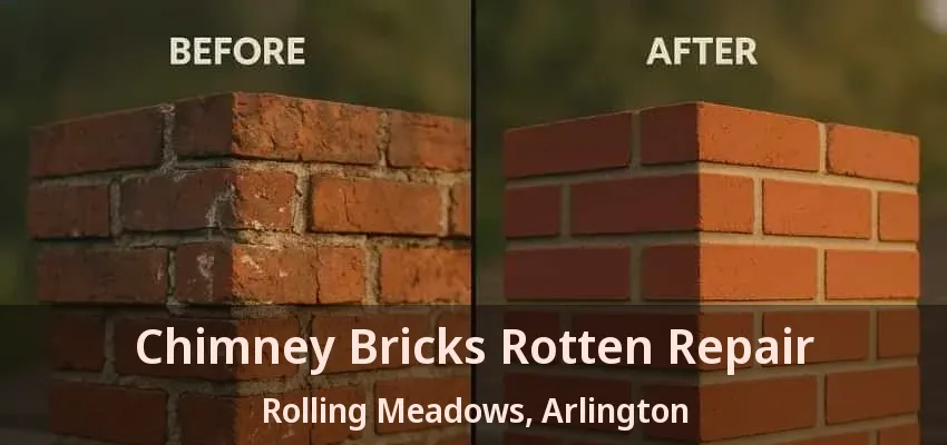 Chimney Bricks Rotten Repair Rolling Meadows, Arlington - TX