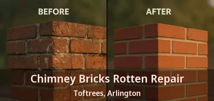 Chimney Bricks Rotten Repair Toftrees, Arlington - TX