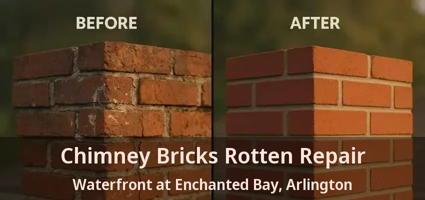 Chimney Bricks Rotten Repair Waterfront at Enchanted Bay, Arlington - TX