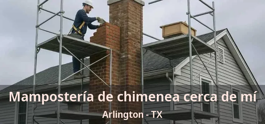 Mampostería de chimenea cerca de mí Arlington - TX
