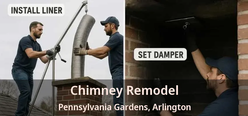 Chimney Remodel Pennsylvania Gardens, Arlington - TX