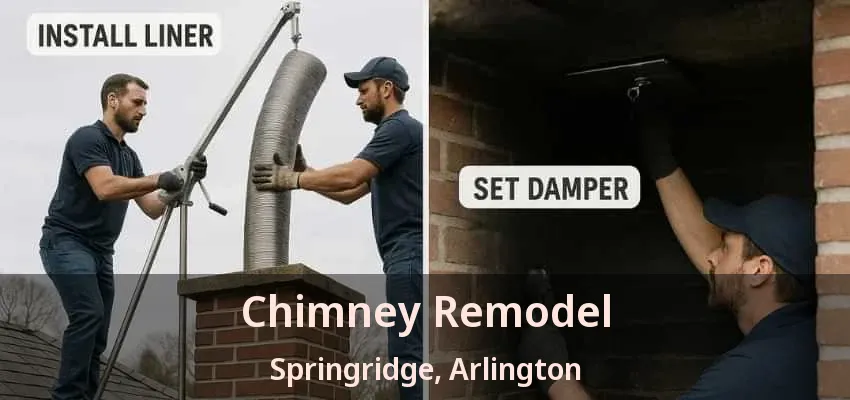 Chimney Remodel Springridge, Arlington - TX
