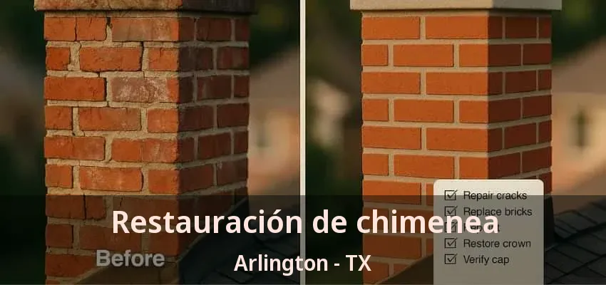 Restauración de chimenea Arlington - TX