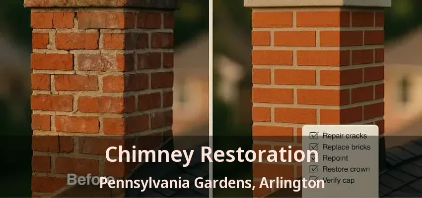 Chimney Restoration Pennsylvania Gardens, Arlington - TX