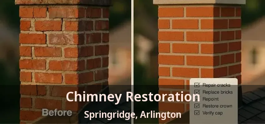 Chimney Restoration Springridge, Arlington - TX