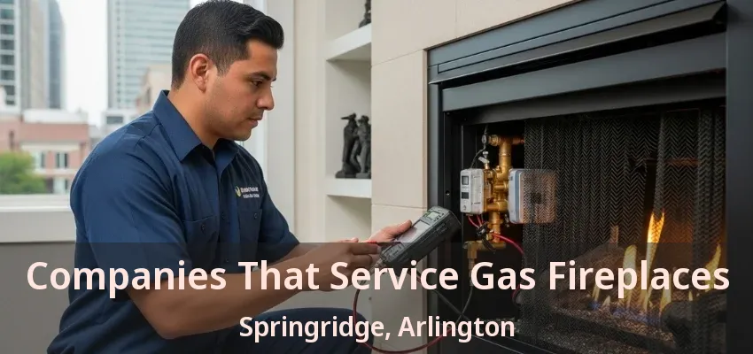 Companies That Service Gas Fireplaces Springridge, Arlington - TX
