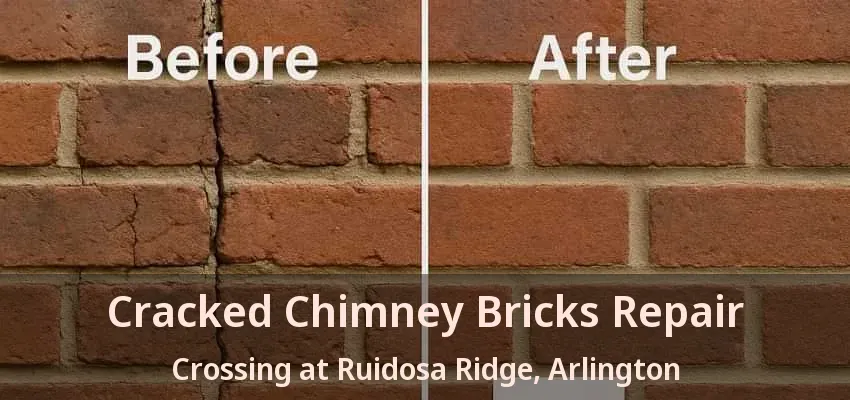 Cracked Chimney Bricks Repair Crossing at Ruidosa Ridge, Arlington - TX
