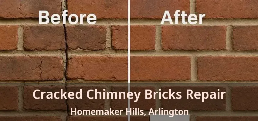Cracked Chimney Bricks Repair Homemaker Hills, Arlington - TX