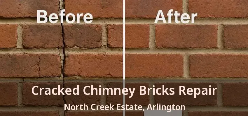 Cracked Chimney Bricks Repair North Creek Estate, Arlington - TX