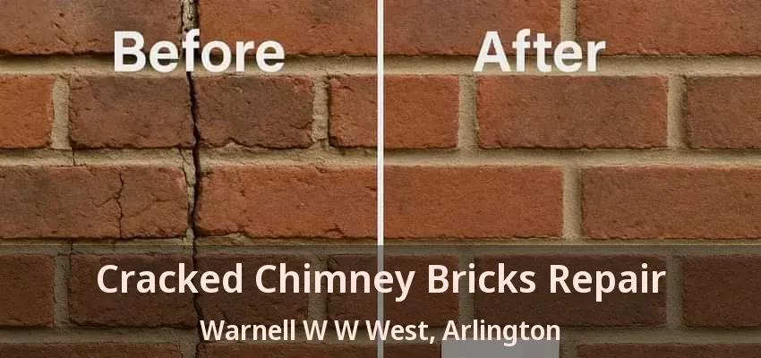 Cracked Chimney Bricks Repair Warnell W W West, Arlington - TX
