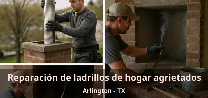 Reparación de ladrillos de hogar agrietados Arlington - TX
