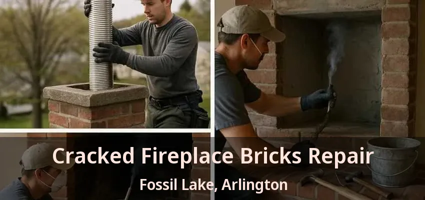 Cracked Fireplace Bricks Repair Fossil Lake, Arlington - TX