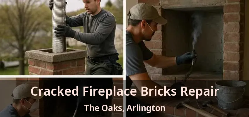 Cracked Fireplace Bricks Repair The Oaks, Arlington - TX