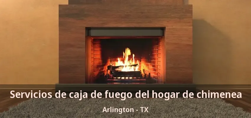 Servicios de caja de fuego del hogar de chimenea Arlington - TX