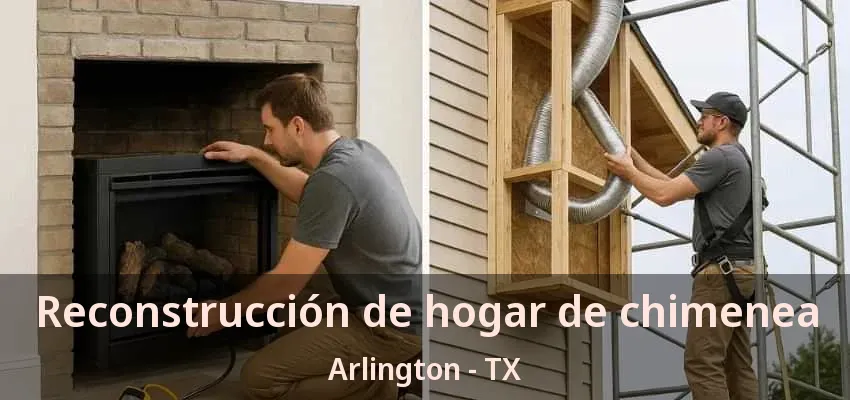 Reconstrucción de hogar de chimenea Arlington - TX