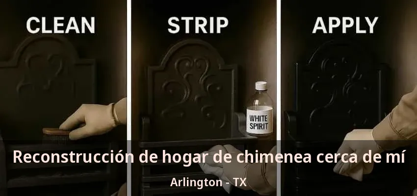 Reconstrucción de hogar de chimenea cerca de mí Arlington - TX