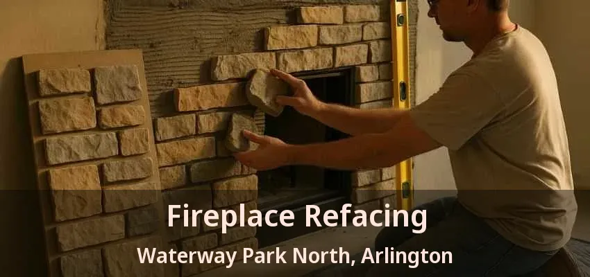 Fireplace Refacing Waterway Park North, Arlington - TX