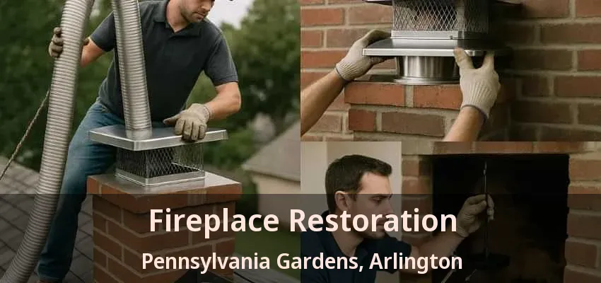 Fireplace Restoration Pennsylvania Gardens, Arlington - TX