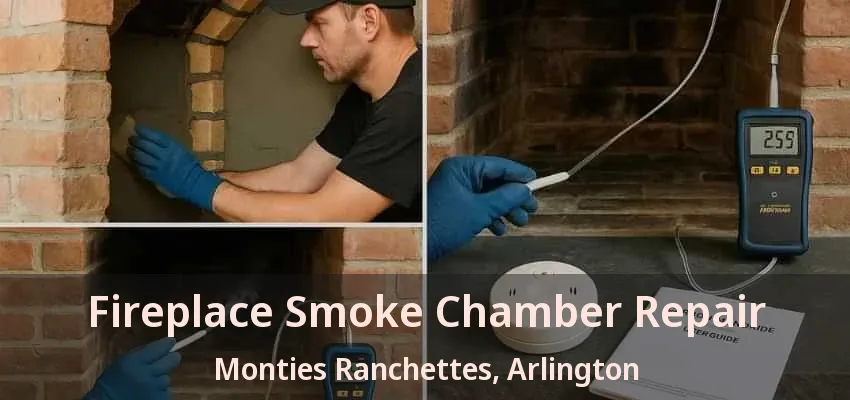 Fireplace Smoke Chamber Repair Monties Ranchettes, Arlington - TX