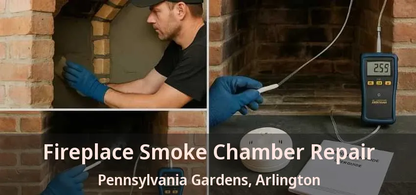 Fireplace Smoke Chamber Repair Pennsylvania Gardens, Arlington - TX
