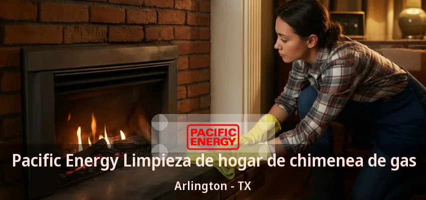 Pacific Energy Limpieza de hogar de chimenea de gas Arlington - TX