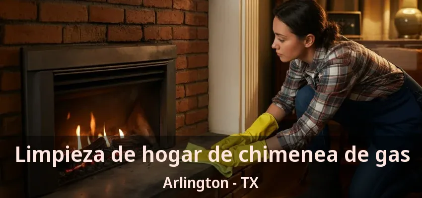 Limpieza de hogar de chimenea de gas Arlington - TX