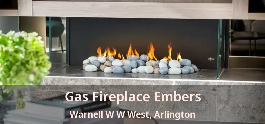 Gas Fireplace Embers Warnell W W West, Arlington - TX