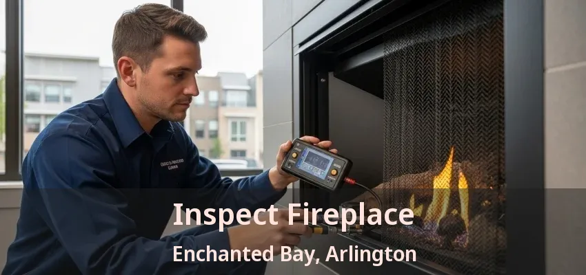 Inspect Fireplace Enchanted Bay, Arlington - TX
