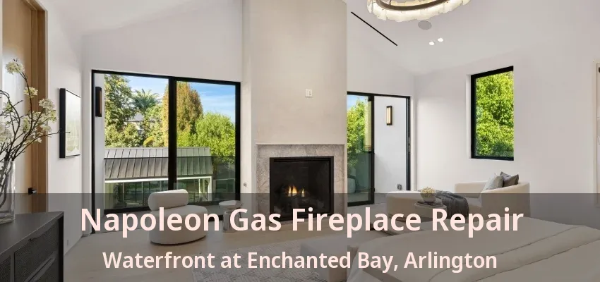 Napoleon Gas Fireplace Repair Waterfront at Enchanted Bay, Arlington - TX