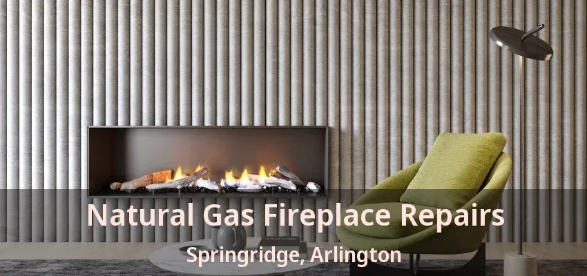 Natural Gas Fireplace Repairs Springridge, Arlington - TX