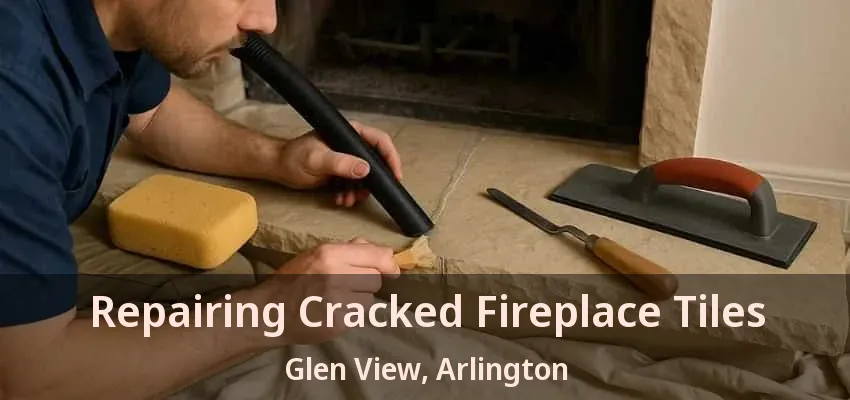 Repairing Cracked Fireplace Tiles Glen View, Arlington - TX