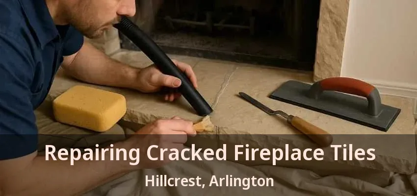 Repairing Cracked Fireplace Tiles Hillcrest, Arlington - TX