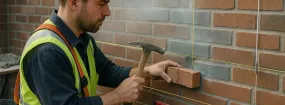 Cracked Chimney Bricks Repair Overland West, Arlington