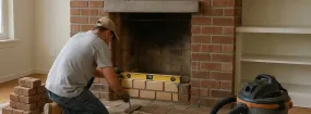 Fireplace Rebuild Warnell W W West, Arlington