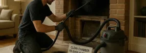 Fireplace Smoke Chamber Repair Overland West, Arlington